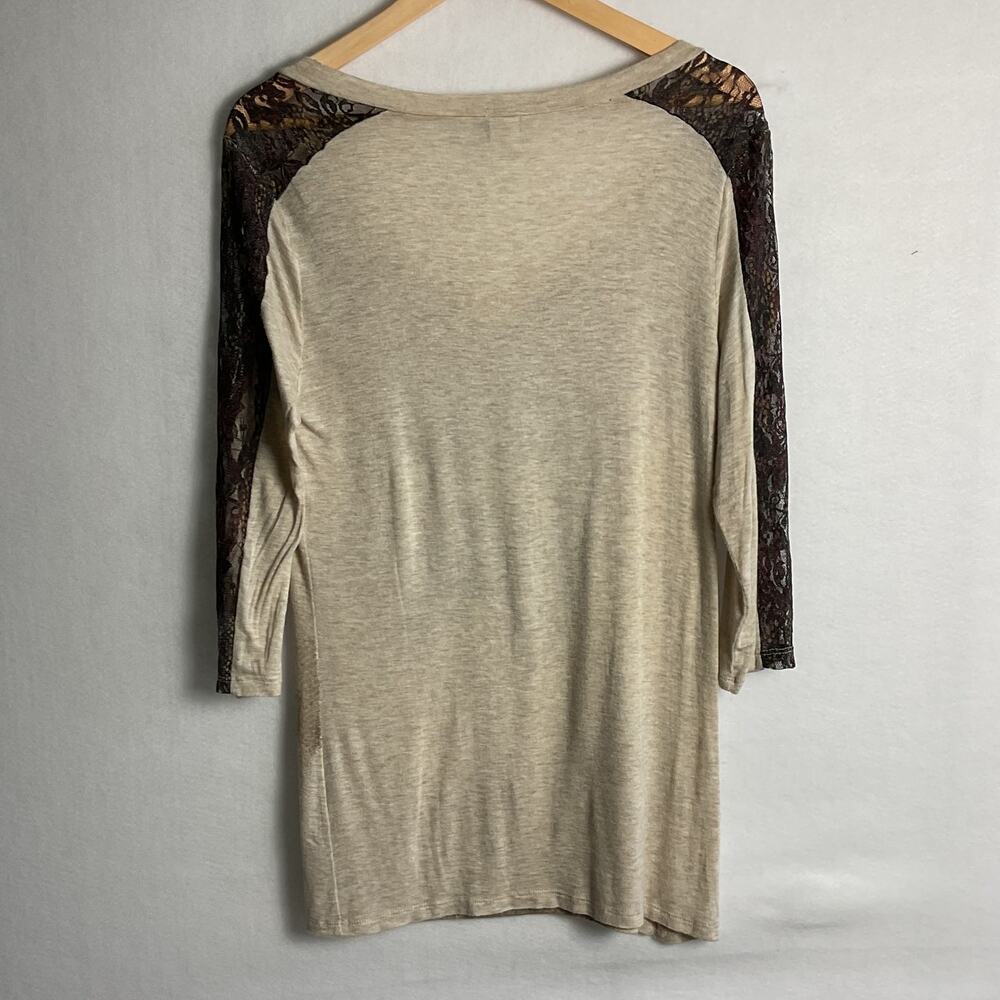 Harley Davidson Lace Sleeve Top Womens Large - Picture 3 of 7